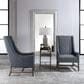 Uttermost Galiot Accent Chair in Blue and White, , large