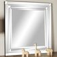 Maple and Jade Glam Glass Wall Mirror in Silver, , large