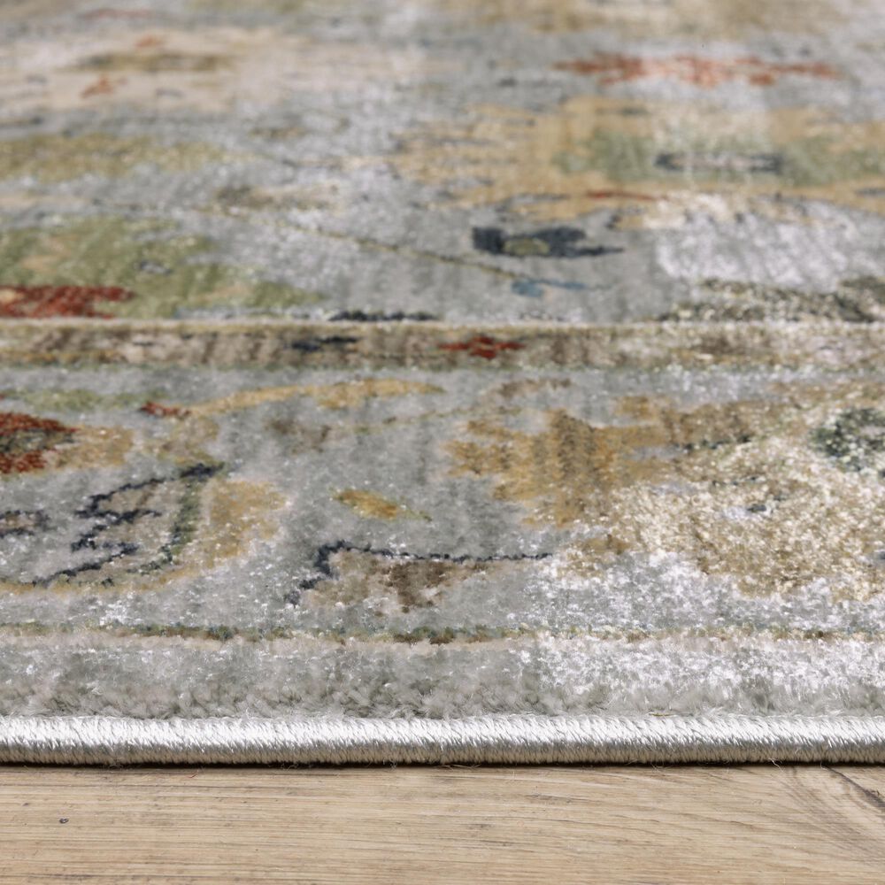 Oriental Weavers Eliana ELI03 Blue and Multicolor 6&#39;7&quot; x 9&#39;6&quot; Area Rug, , large