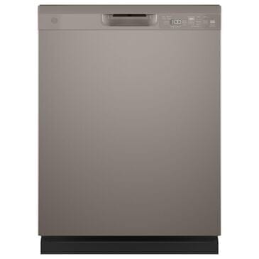 GE Appliances 24" Built-In Integrated Handle Dishwasher with Front Control and 52 dBA in Slate, , large