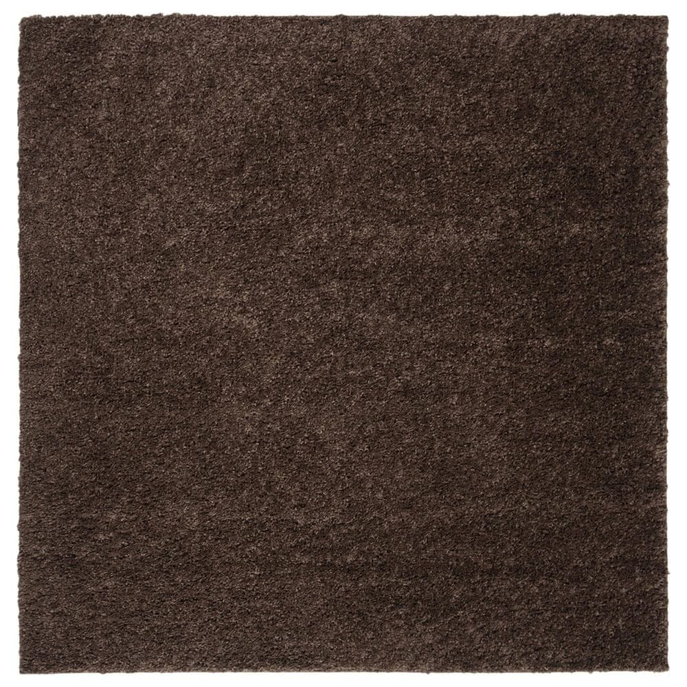 Safavieh August Shag 6"7" Square Brown Area Rug, , large
