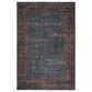 Dalyn Rug Company Jericho Traditional 6" Round Navy Indoor/Outdoor Area Rug, , large