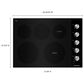 KitchenAid 2-Piece Kitchen Package with PrintShield Stainless Steel 30" Smart Single Wall Oven and Black 30" Electric Cooktop, , large