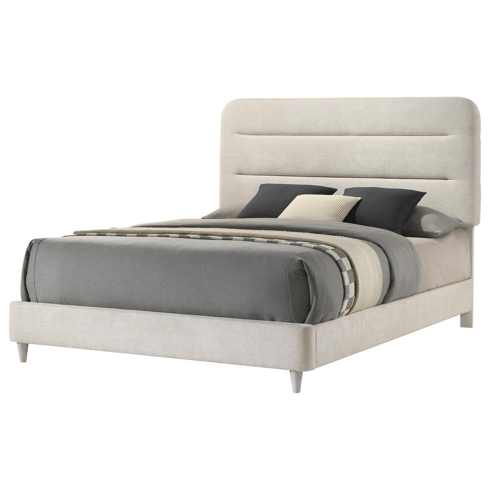 Crown Mark Nyomi 3 Piece Queen Panel Bedroom Set in White, , large