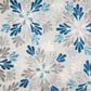 Safavieh Cabana CBN800F 4" Round Grey and Blue Indoor/Outdoor Area Performance Rug, , large