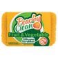 Peachy Clean Dish Fruit and Vegetable Scrubber in Yellow Orange, , large