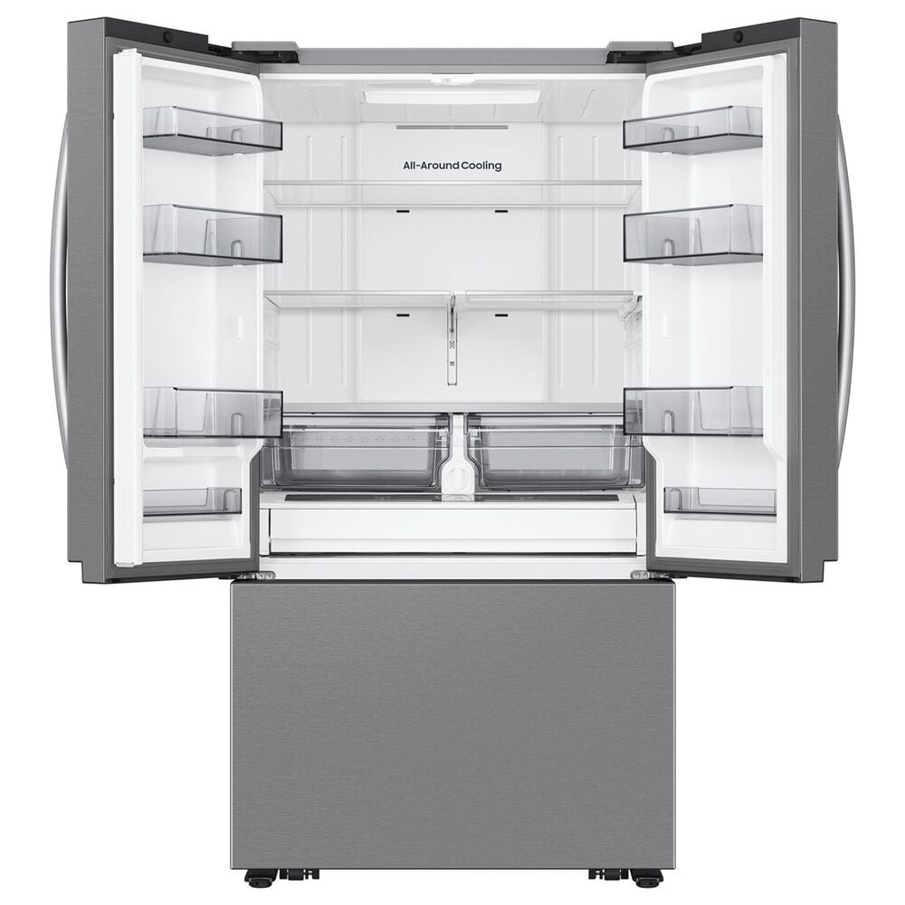 Samsung Large Capacity 3-Door French Door 32 cu. ft. Refrigerator with Dual Auto Ice Maker in Stainless Steel, , large