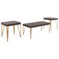 Ashley Bandyn 3-Piece Occasional Table Set in Dark Brown and Goldtone, , large