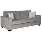 Ashley Altari 85" Stationary Sofa in Alloy, , large