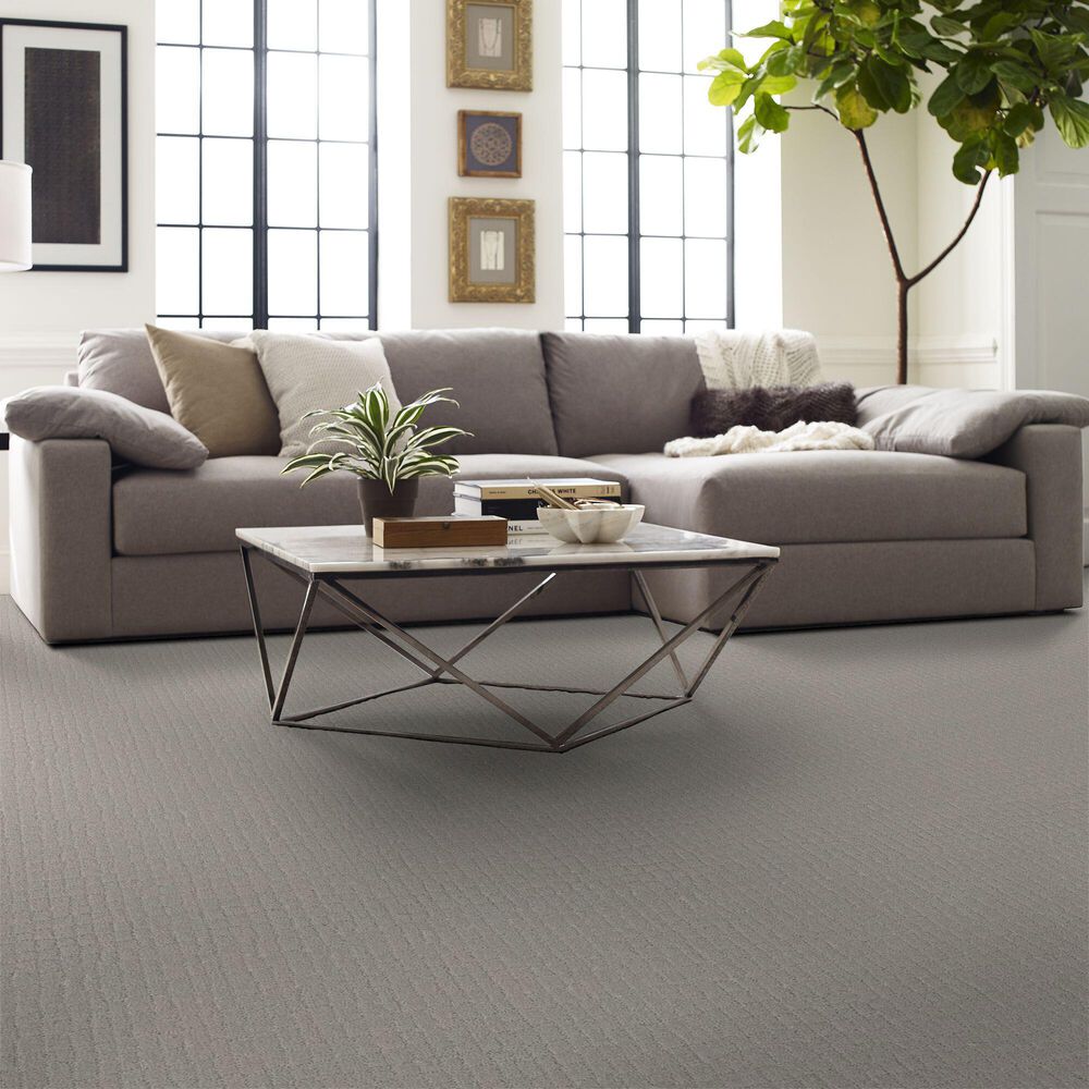 Shaw Block Party Carpet in Rock Crystal, , large
