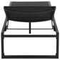 Linon Home Decor Holland Patio Chaise Lounge in Black, , large