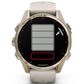 Garmin Fenix 8 Sapphire AMOLED Smartwatch 43mm Soft Gold Case with Fog Gray and Dark Sandstone Silicone Band, , large