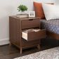 Linon Home Decor Polly 3-Drawer Nightstand in Walnut, , large