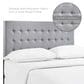 Modway Tinble Upholstered Fabric Queen Headboard in Sky Gray, , large