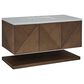 James Martin Vanities Marcello 48" Single Bathroom Vanity in Chestnut with 3 cm Arctic Fall Solid Surface Top and Rectangular Sink, , large