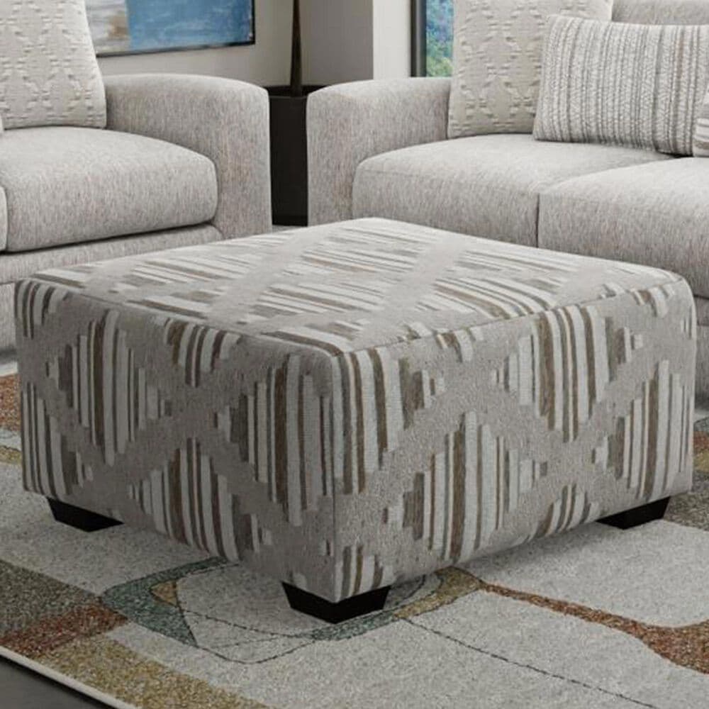Henderson Brighton Square Cocktail Ottoman in Beige, , large