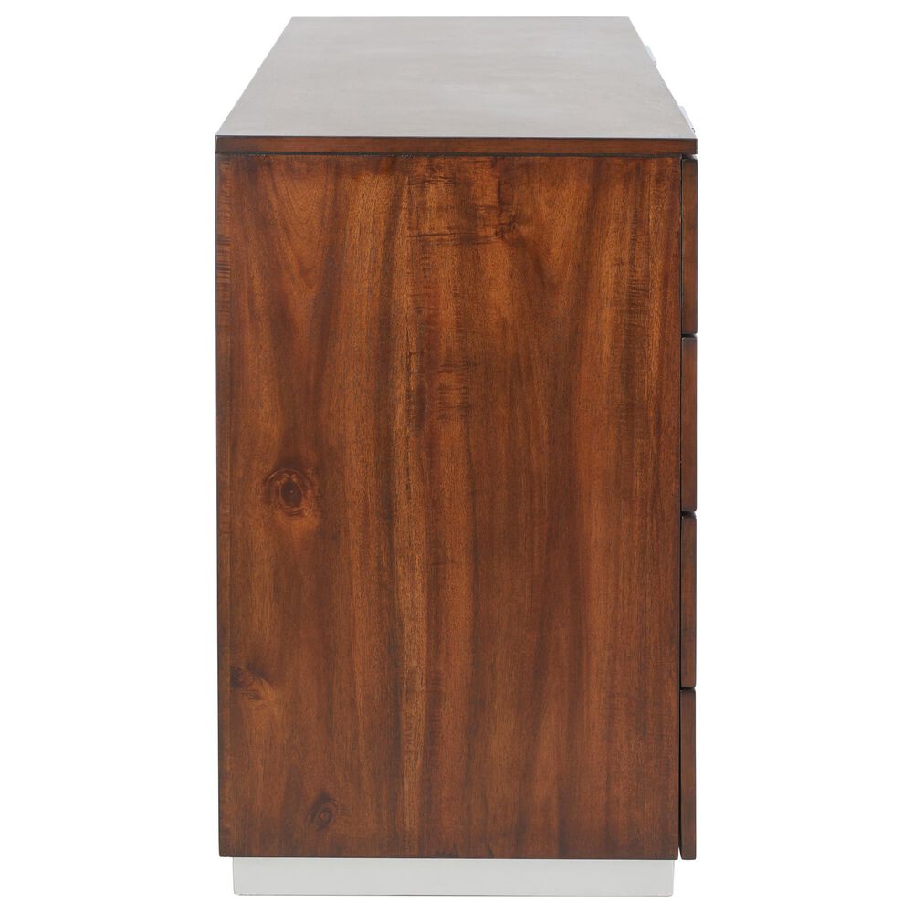 Safavieh Brylin 8 Drawer Dresser in Dark Walnut, , large