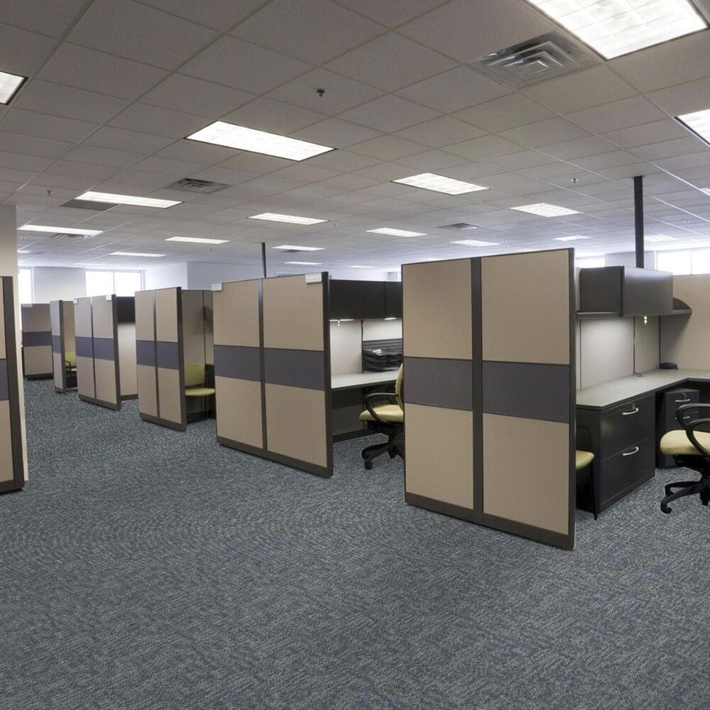Shaw Crazy Smart 18&quot; x 36&quot; Carpet Tile in Intense, , large