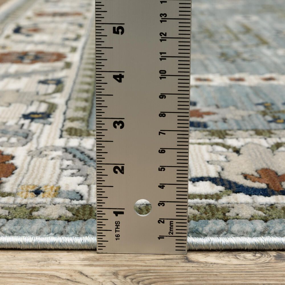 Oriental Weavers Keira KEI06 Blue and Green 6&#39;7&quot; x 9&#39;6&quot; Area Rug, , large