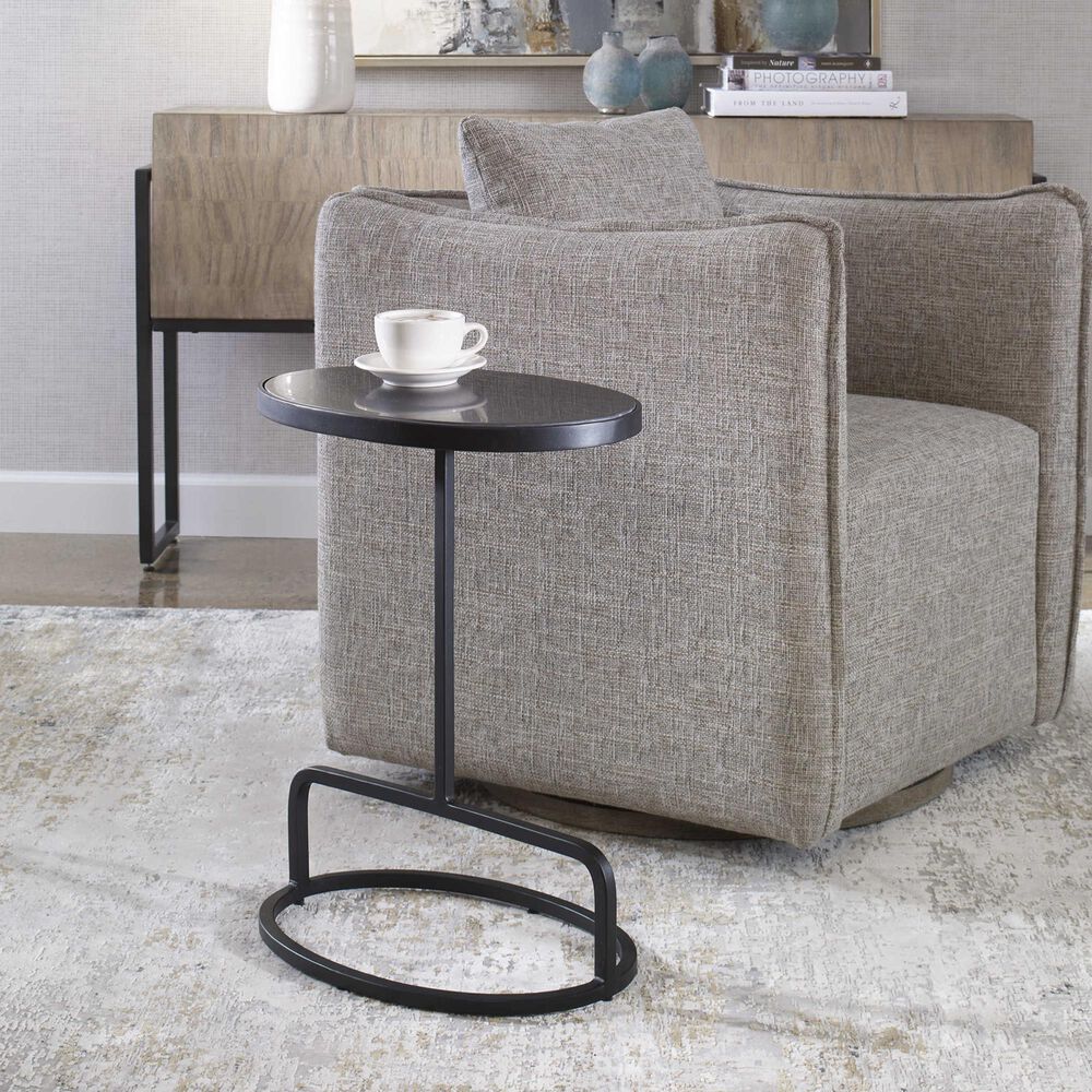 Uttermost Jessenia Accent Table in Black, , large