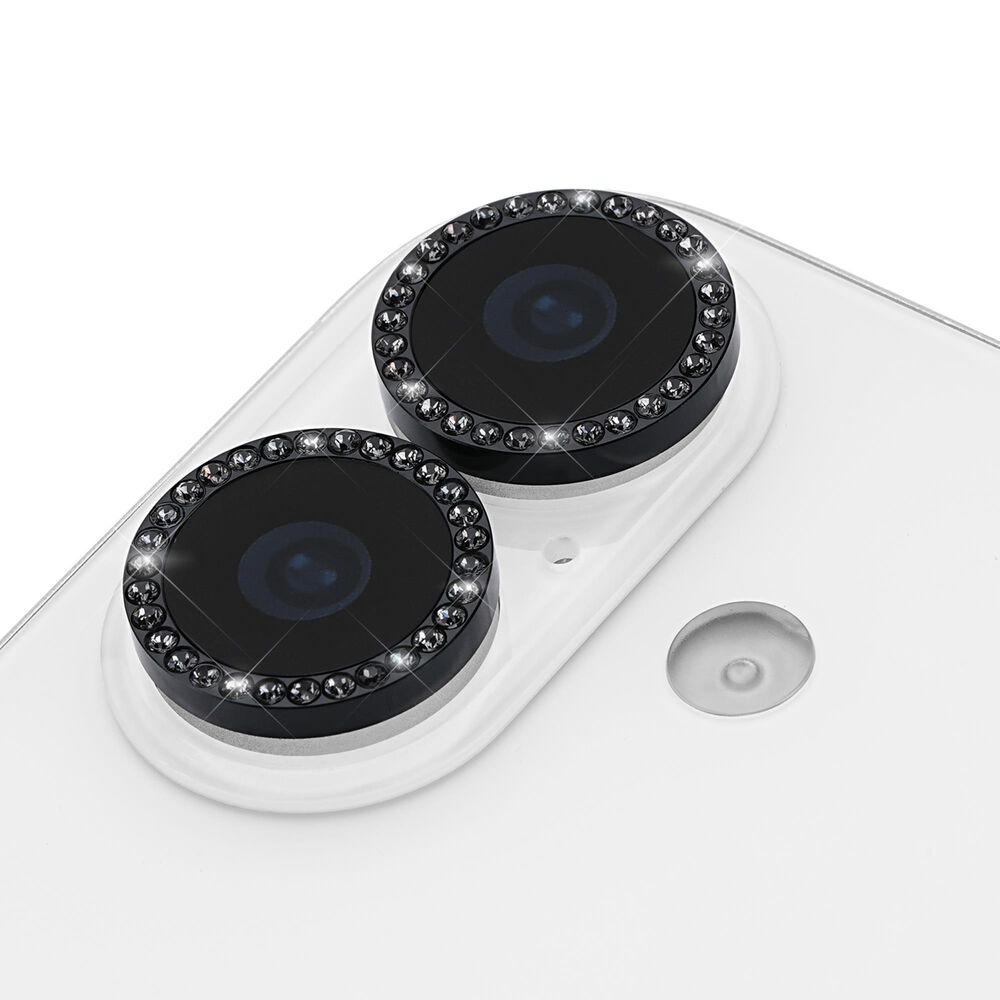 Kate Spade Aluminum Ring Camera Lens Glass Protector for Apple iPhone 17 Set in Stone Nightfall, , large