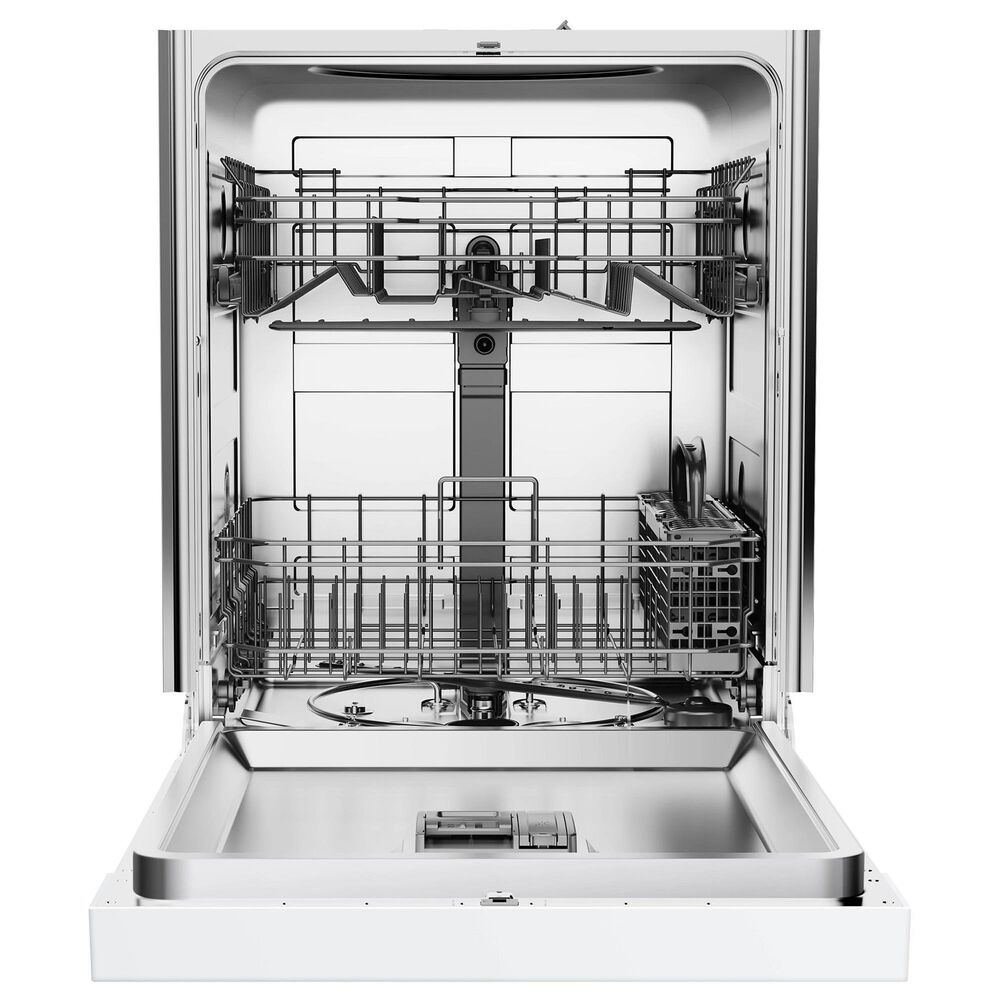 Midea 24" Built-In Front Control Dishwasher in White, , large