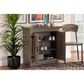 Baxton Studio Bruce 2-Door Shoe Storage Cabinet in Oak Brown, , large