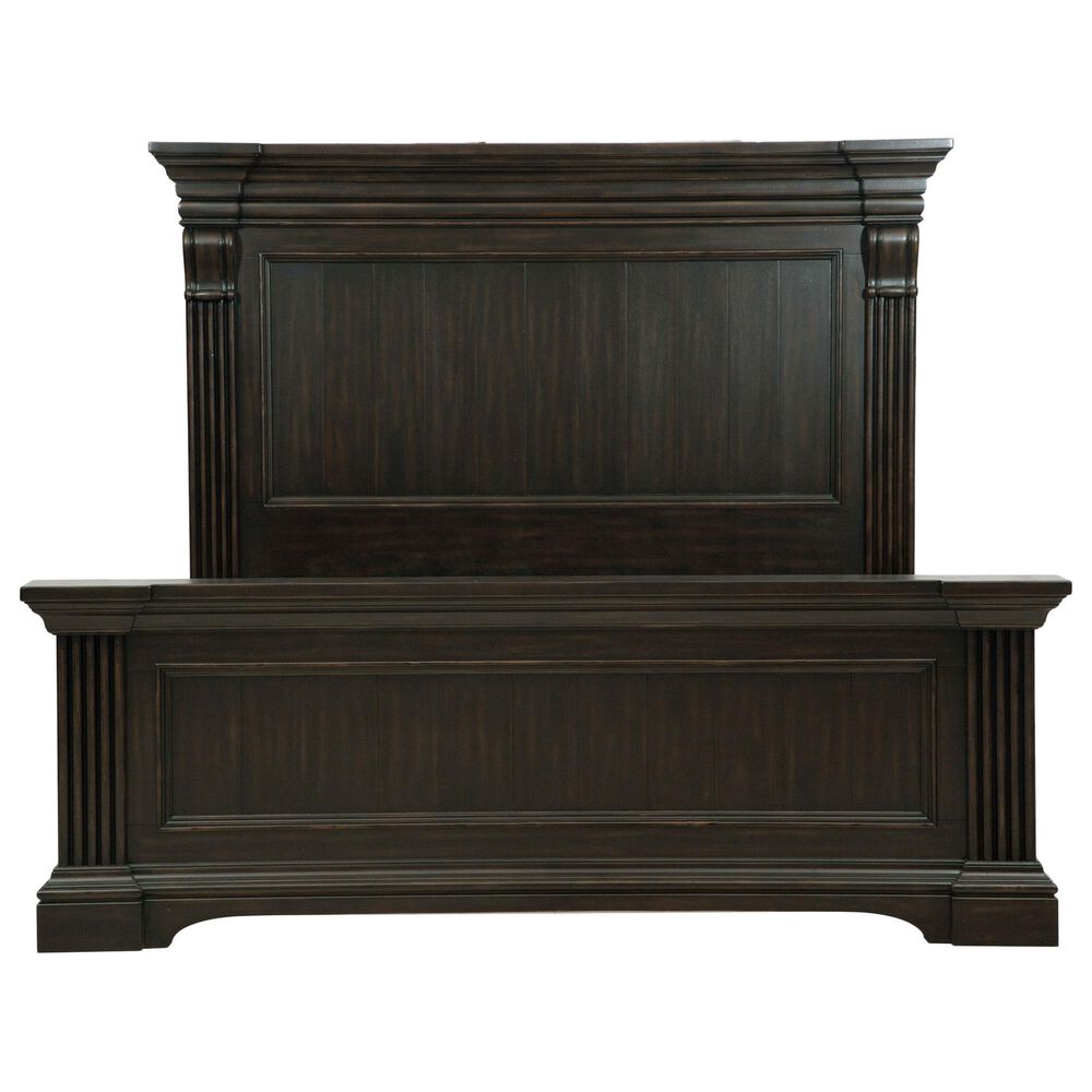 Nicolette Home Caldwell 3 Piece Queen Panel Bedroom Set in Deep Brown, , large