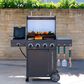 Char-Broil Performance Series 4-Burner Gas Grill Cabinet in Gray, , large
