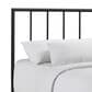 Hawthorne Furniture Modern Queen Metal Panel Bed in Matte, , large