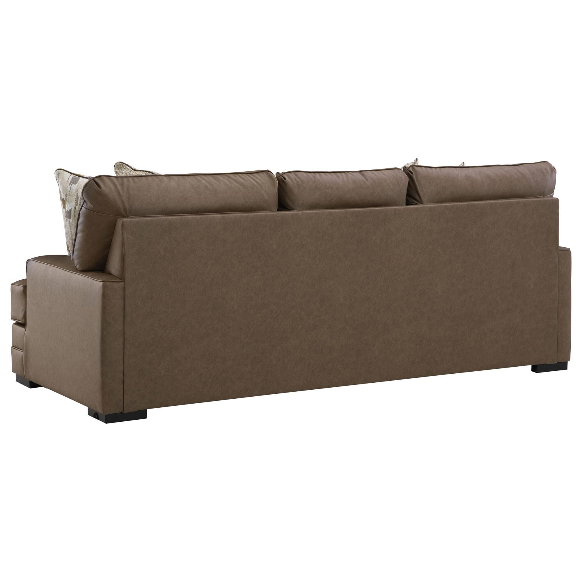 Ashley VillaCourt Stationary Sofa in Caramel