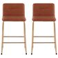 Lumisource Casper Counter Stool in Camel/Gold (Set of 2), , large