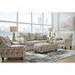 Xenia Tony Linen Cocktail Ottoman in Carmela Canyon, , large