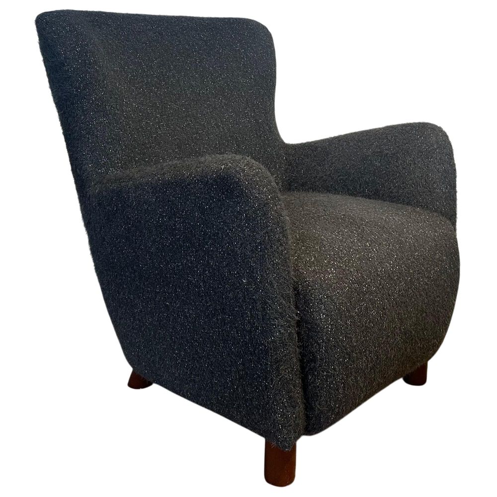 Golden Wave Furniture Edison Arm Chair in Charcoal, , large
