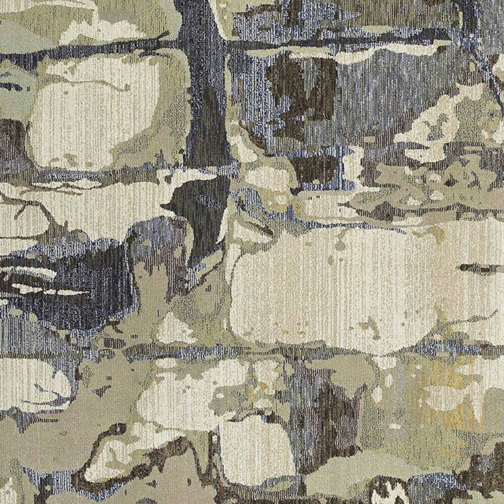 Oriental Weavers Evolution 8027A 6&#39;7&quot; x 9&#39;6&quot; Blue Area Rug, , large