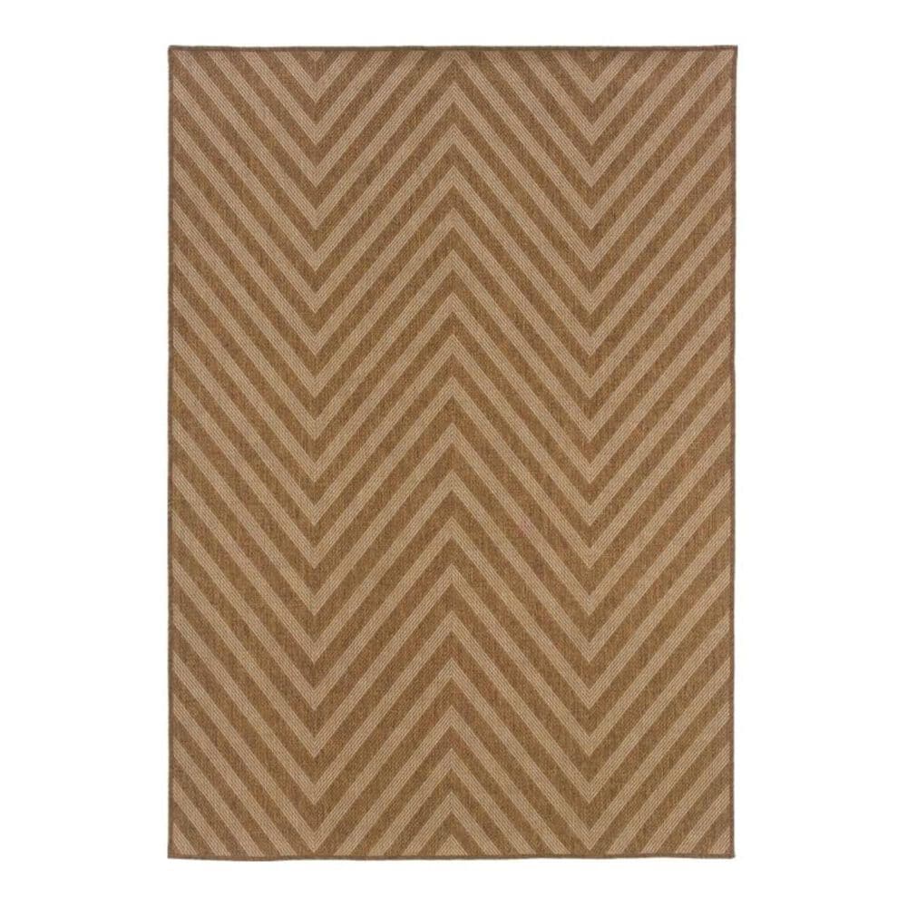 Oriental Weavers Karavia 1330X 8"6" x 13" Tan Area Rug, , large