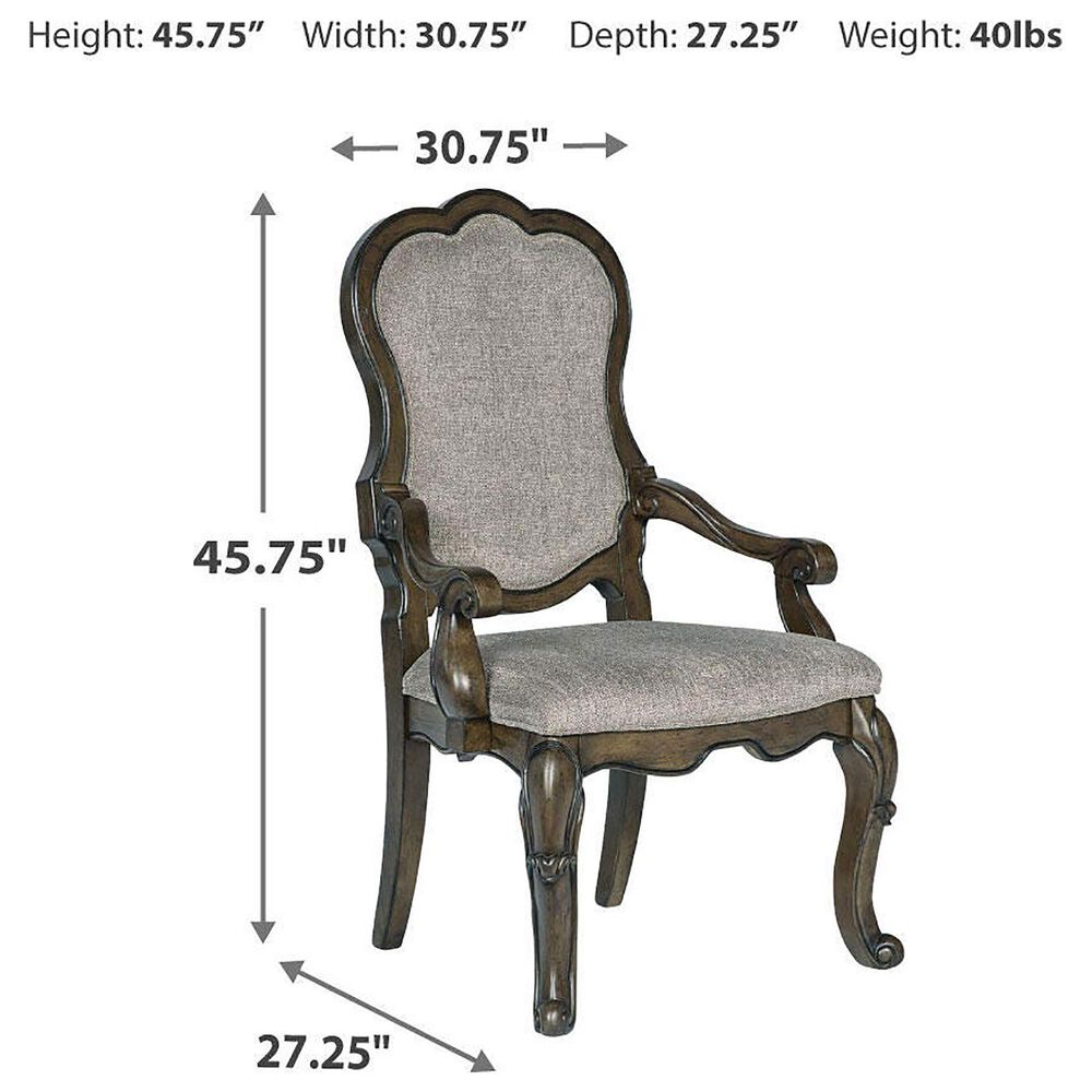 Millenium Maylee Arm Chair in Dark Brown, , large