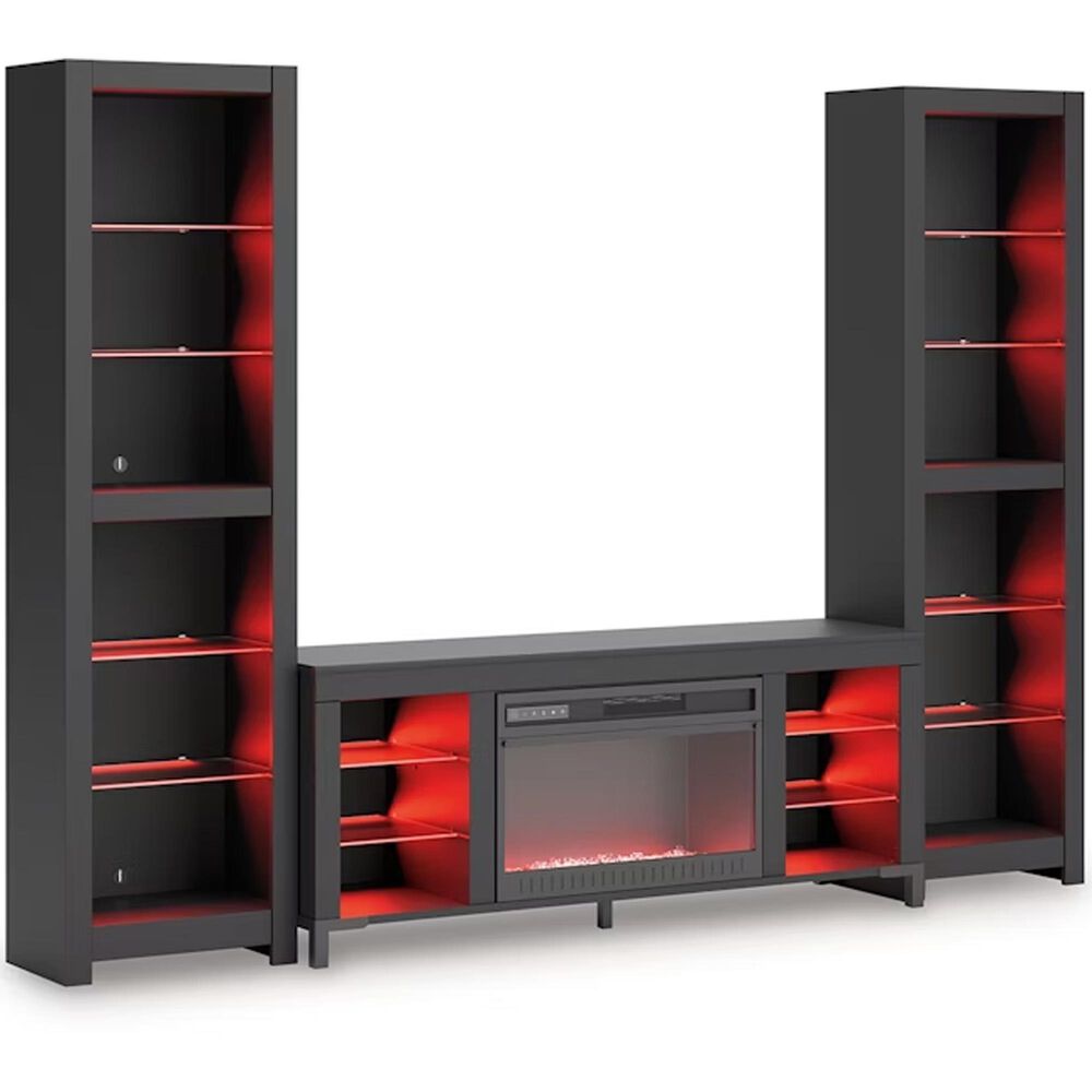 Ashley Cayberry 3-Piece Entertainment Center with Electric Fireplace, , large