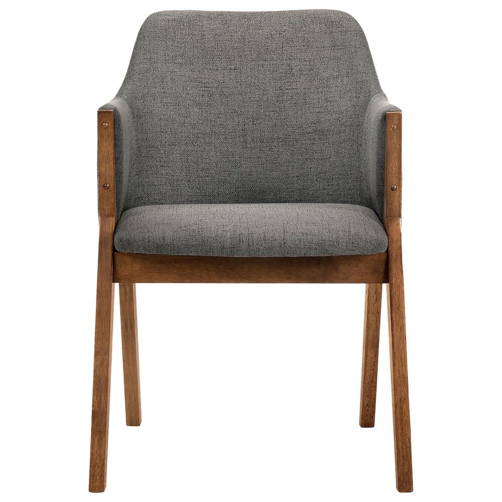 Blue River Westmont and Renzo 5-Piece Dining Set with Charcoal Cushion in Walnut, , large