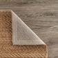L&R Resources Natural Fiber 7"9" x 9"9" Bright White Area Rug, , large