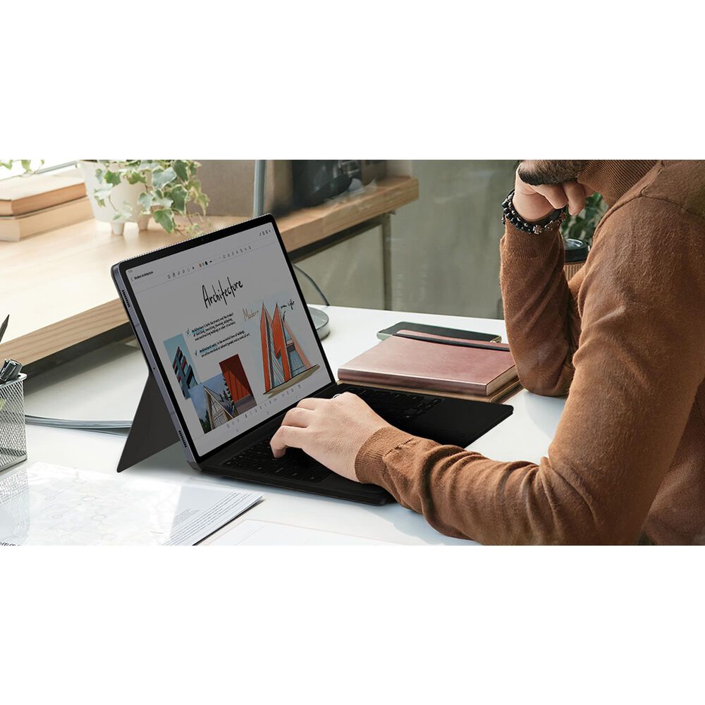 Samsung Book Cover Keyboard AI Key for Galaxy Tab S10+/S10+ 5G/S9+/S9 FE+/S9 FE+ 5G in Black, , large
