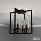 Hunter Kerrison 4-Light Flush Mount in Natural Iron, , large