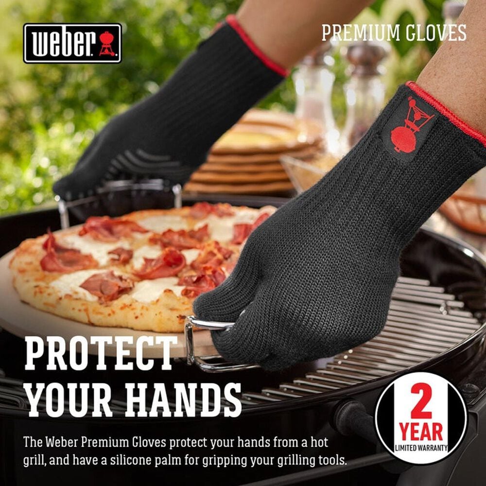 Weber Grills Premium Gloves in Black, , large