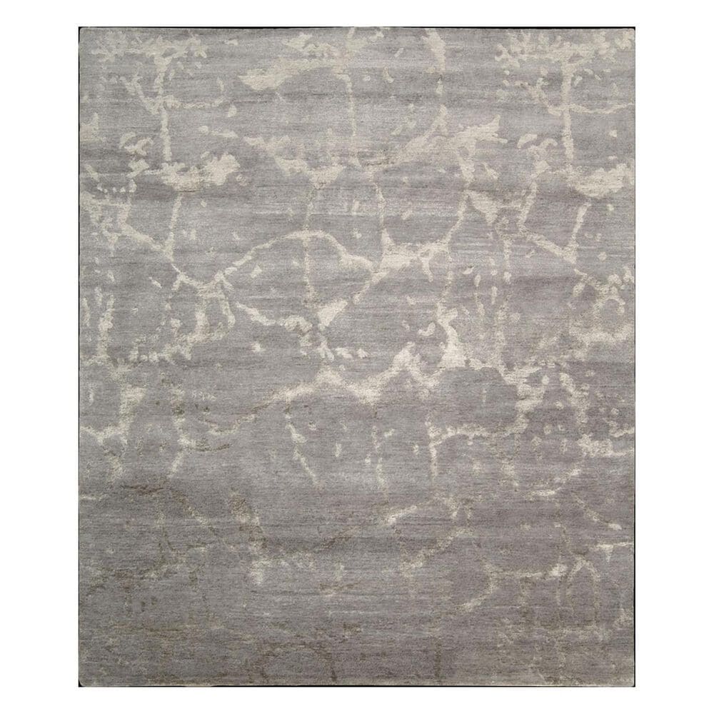 Nourison Silk Shadow SHA02 7'9" x 9'9" Silver Area Rug, , large