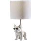 Adesso Sunny Dog Table Lamp in White, , large