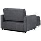 Steve Silver Convertible Sleeper Chair in Gray, , large