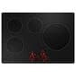 GE Profile 2-Piece Kitchen Package with Stainless Steel 30" Combination Double Wall Oven and Black Induction Cooktop, , large