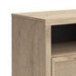 Ashley Cieden Full Bed and Nighstand in Tan, , large