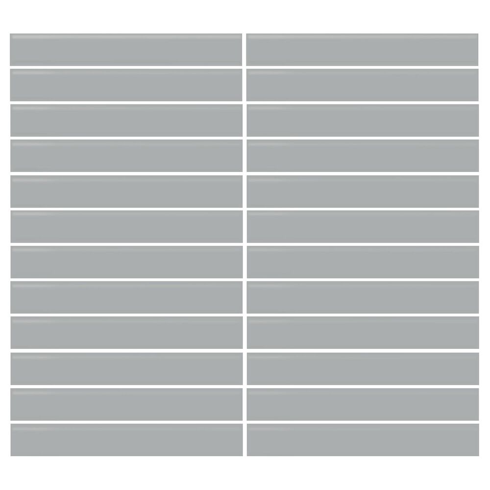 Dal-Tile Color Wheel Desert Gray 12" X 10" Ceramic Mosaic Sheet, , large