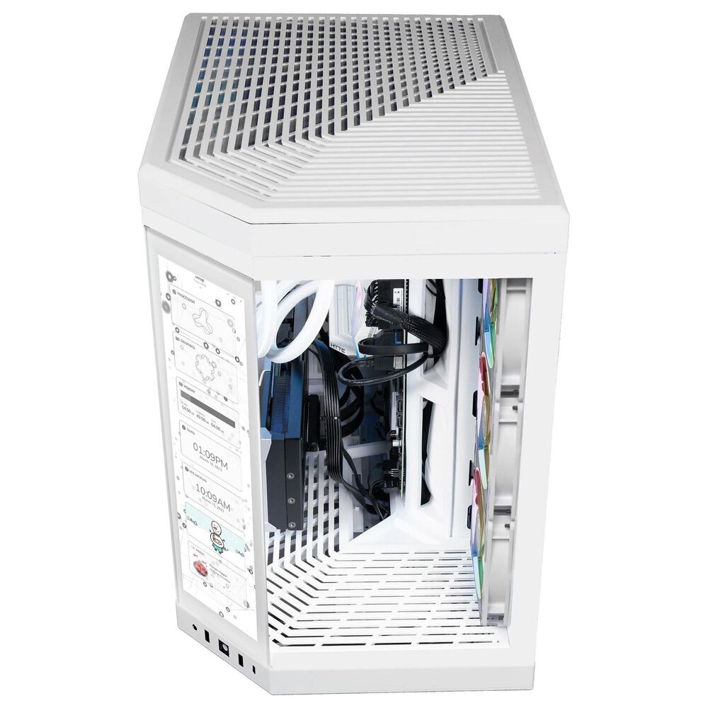 iBUYPOWER Y70TI Gaming Desktop PC | Intel Core Ultra 9 285 - 32GB RAM - NVIDIA GeForce RTX 5070 Ti Graphics - 2TB SSD in Snow White, , large